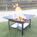 Ver imagem 1 de Lareira Externa 70cm P/ Jardim a Lenha Fogueira Fireplace Aquecedor