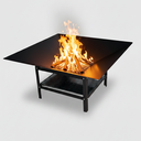 Ver imagem 2 de Lareira Externa 70cm P/ Jardim a Lenha Fogueira Fireplace Aquecedor