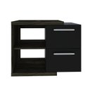 Ver imagem 3 de Armário Gabinete Nexus 65g Contemporâneo Marrom/Carvalho Dark/Preto Ônix