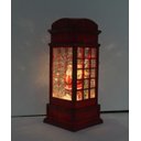 Ver imagem 1 de Cabine Telefone Inglês Papai Noel Natal Musical Leds de 26cm