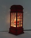Ver imagem 1 de Cabine Telefone Inglês Papai Noel Natal Musical Leds de 26cm