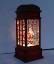 Ver imagem 4 de Cabine Telefone Inglês Papai Noel Natal Musical Leds de 26cm