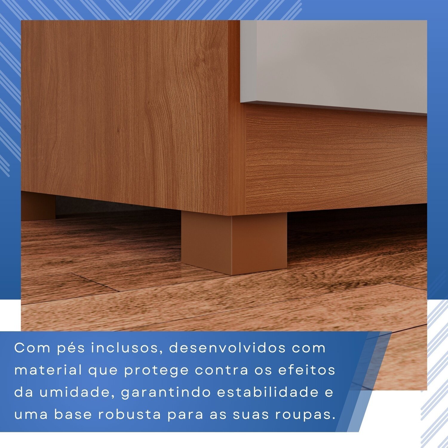 Guarda-roupa Solteiro 4 Portas 3 Gavetas Roma Espresso Móveis - 10