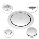 Ver imagem 2 de Ralo Click Inteligente 10x10 Cm Redondo Aço Inox Banheiro Cozinha Sacada
