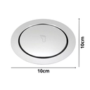 Ver imagem 4 de Ralo Click Inteligente 10x10 Cm Redondo Aço Inox Banheiro Cozinha Sacada