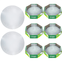 Ver imagem 1 de Kit 8 Plafon Taschibra Jurerê 30cm Redondo Branco E27 Bivolt