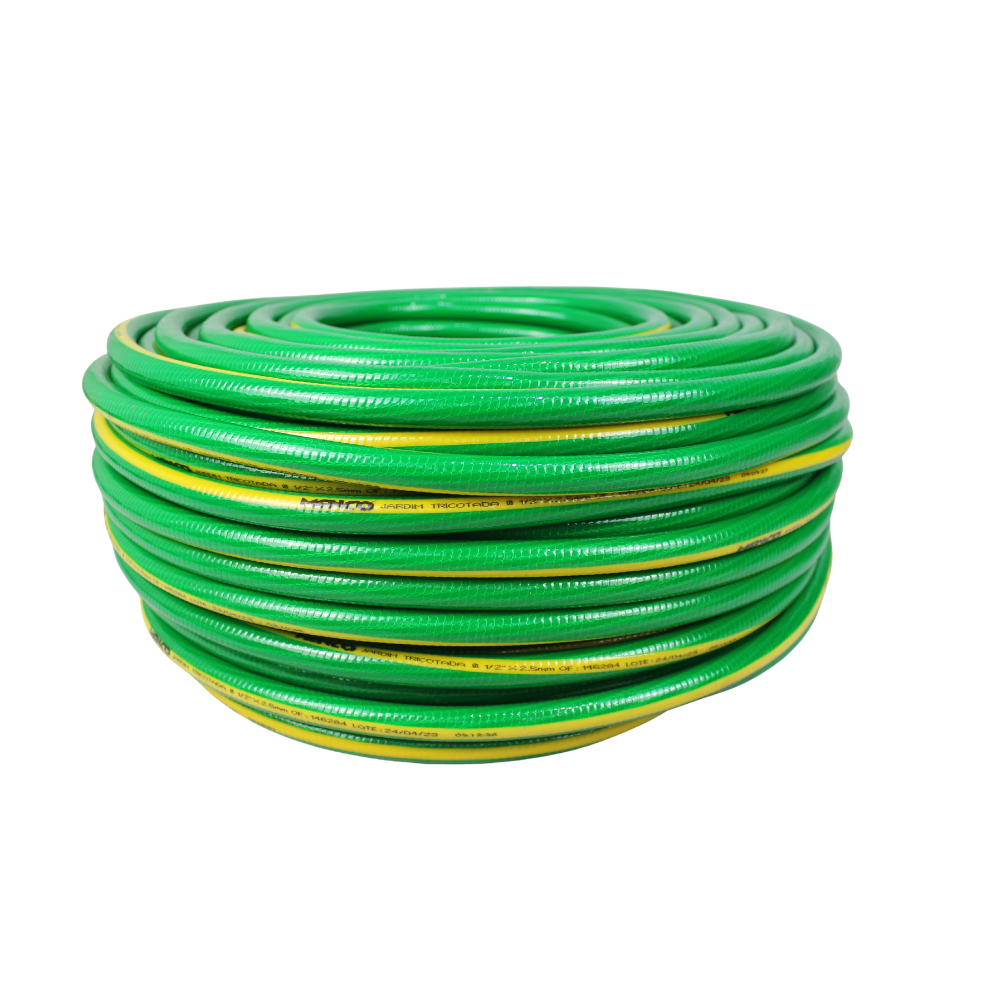 Mangueira Jardim Luxo Tricotada Premium Verde 1/2 pol - 60m - 2