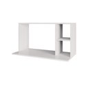 Ver imagem 1 de Suporte Microondas com 2 Nichos em Mdp Suspenso Zain 80cm Branco M12 - D'Rossi