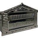 Ver imagem 5 de Caixa de Correios Tijolinho Toda em Inox Grande 20x25x12cm Cromado