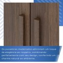 Ver mais imagens de Guarda-Roupa Casal Casal 6 Portas 3 Gavetas Roma Espresso Móveis