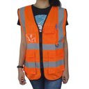 Ver imagem 7 de Colete Faixa Sinalizador Refletivo Epi Blusao Fluorescente Kit 10 Unidades Segurança do Trabalho Obr