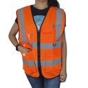 Ver imagem 4 de Colete Faixa Sinalizador Refletivo Epi Blusao Fluorescente Kit 10 Unidades Segurança do Trabalho Obr