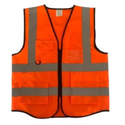 Colete Faixa Sinalizador Refletivo Epi Blusao Fluorescente Kit 10 Unidades Segurança do Trabalho Obr - 9
