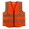 Colete Faixa Sinalizador Refletivo Epi Blusao Fluorescente Kit 10 Unidades Segurança do Trabalho Obr - 9