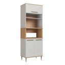 Ver imagem 3 de Armário Torre Quente 0,80m 2 Fornos 3 Portas Isabelle