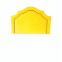 Ver imagem 1 de Cabeceira Provençal Dourada Veludo com Tachas