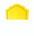 Ver imagem 1 de Cabeceira Provençal Dourada Veludo com Tachas