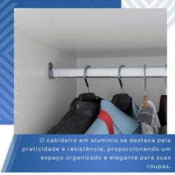 Guarda-Roupa Casal Casal 6 Portas 3 Gavetas Roma Espresso Móveis - 7