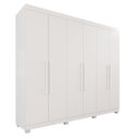 Ver imagem 4 de Guarda-Roupa Casal Casal 6 Portas 3 Gavetas Roma Espresso Móveis