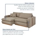 Ver imagem 6 de Sofá Cama Retrátil e Reclinável 3 Lugares Linho Bege França 230cm Yescasa
