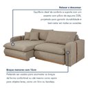 Ver imagem 6 de Sofá Cama Retrátil e Reclinável 3 Lugares Linho Bege França 230cm Yescasa