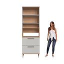 Ver mais imagens de Armário Torre Quente 2 Fornos 1 Porta 2 Gavetões Isabelle