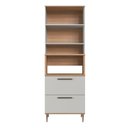 Ver imagem 7 de Armário Torre Quente 2 Fornos 1 Porta 2 Gavetões Isabelle