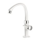 Ver imagem 1 de Torneira para Lavatório de Mesa Alta Móvel Linea 1/2" Branca - 300000677 - Tigre