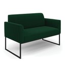 Ver imagem 1 de Sofá 2 Lugares Namoradeira Industrial Preto Marisa Bouclê D03 - D’Rossi