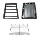 Ver imagem 3 de Mini Churrasqueira Portatil Dobravel para Apartamento Camping Maleta Churrasco 35x27cm