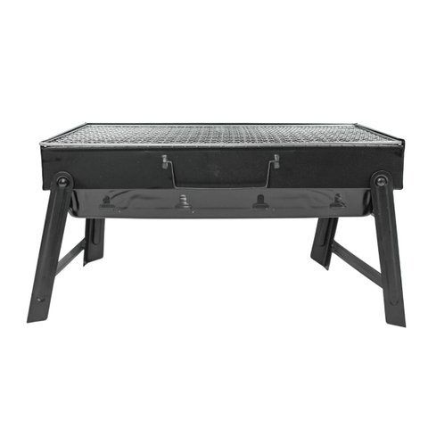 Mini Churrasqueira Portatil Dobravel para Apartamento Camping Maleta Churrasco 35x27cm