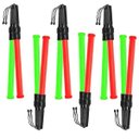 Ver imagem 1 de Bastao Sinalizador Led 2 Cores Kit 6 Unidades Segurança Lanterna Fluorescente Sinalizaçao Estacionam