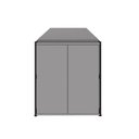 Ver imagem 7 de Escrivaninha com Nicho Aéreo Industrial MDF-MDP 170cm Cinza Sagrado com Preto F5 Office