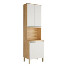 Paneleiro com 4 Portas e Espaço para Micro-ondas 100% Mdf Itália Espresso Móveis - 1
