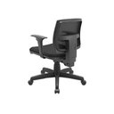 Ver imagem 3 de Cadeira Escritório Brizza Executiva Ergonômica NR17 Mesh Vinil Rodízios Giratória Preta
