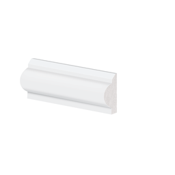 Rodameio Poliestireno 03cm classico Branco 31003 Arquitech - 1