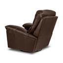 Ver imagem 2 de Poltrona do Papai de Couro Legítimo Reclinável Relax Marrom