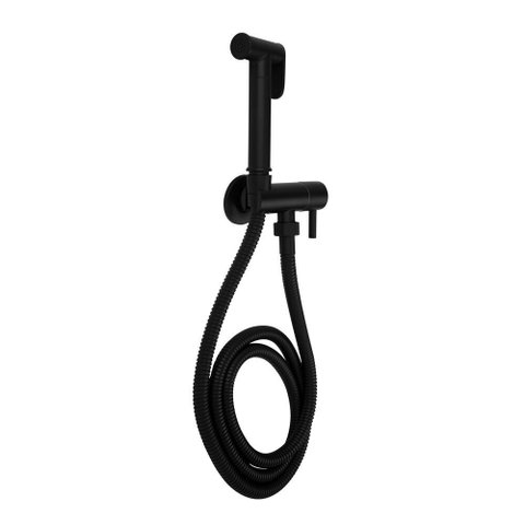 Ducha Higiênica com Registro 1/2" Chaud Preto Addra