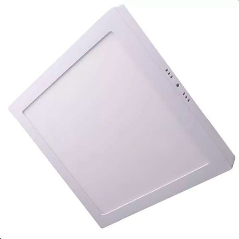 Kit 10 Painéis Plafon LED 18W Quadrado Sobrepor Branco Frio