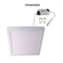 Ver imagem 6 de Kit 10 Painéis Plafon LED 18W Quadrado Sobrepor Branco Frio