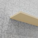 Ver imagem 5 de Kit 3 Prateleiras Porta Quadros 100 X 15cm Bege Claro Suporte Invisível