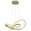 Ver imagem 7 de Lustre Pendente Led 3000k Arco Infinito Iluminaçao Hall de Entrada Recepçao Moderno Decoraçao Comerc