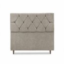 Ver imagem 3 de Cabeceira para Cama Casal King Estofada 1,93 Mts Zoe Vilajo: Suede Crush Cappucino