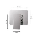 Ver imagem 4 de Kit 2 Acabamento Mono Comando Diamante Registro Deca Cromado