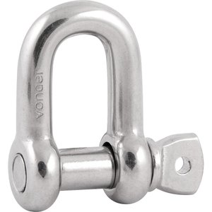 Manilha Reta Para Cabo De Aço 3/8" Aço Inox - Vonder