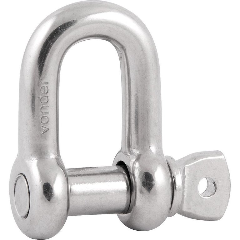 Manilha Reta Para Cabo De Aço 3/8" Aço Inox - Vonder