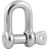 Manilha Reta Para Cabo De Aço 3/8" Aço Inox - Vonder - 1