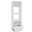 Ver imagem 4 de Armário Torre Quente Meena 70x224,5cm com 2 Portas e Gaveta Branco 250017
