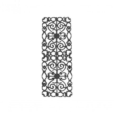 Grade De Ferro Fundido Ramada Sacada Varanda Escada 95X36Cm