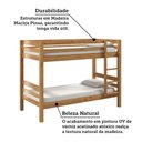 Ver imagem 6 de Beliche Solteiro 100% Madeira Maciça La Paz Espresso Móveis Marrom/Nogueira